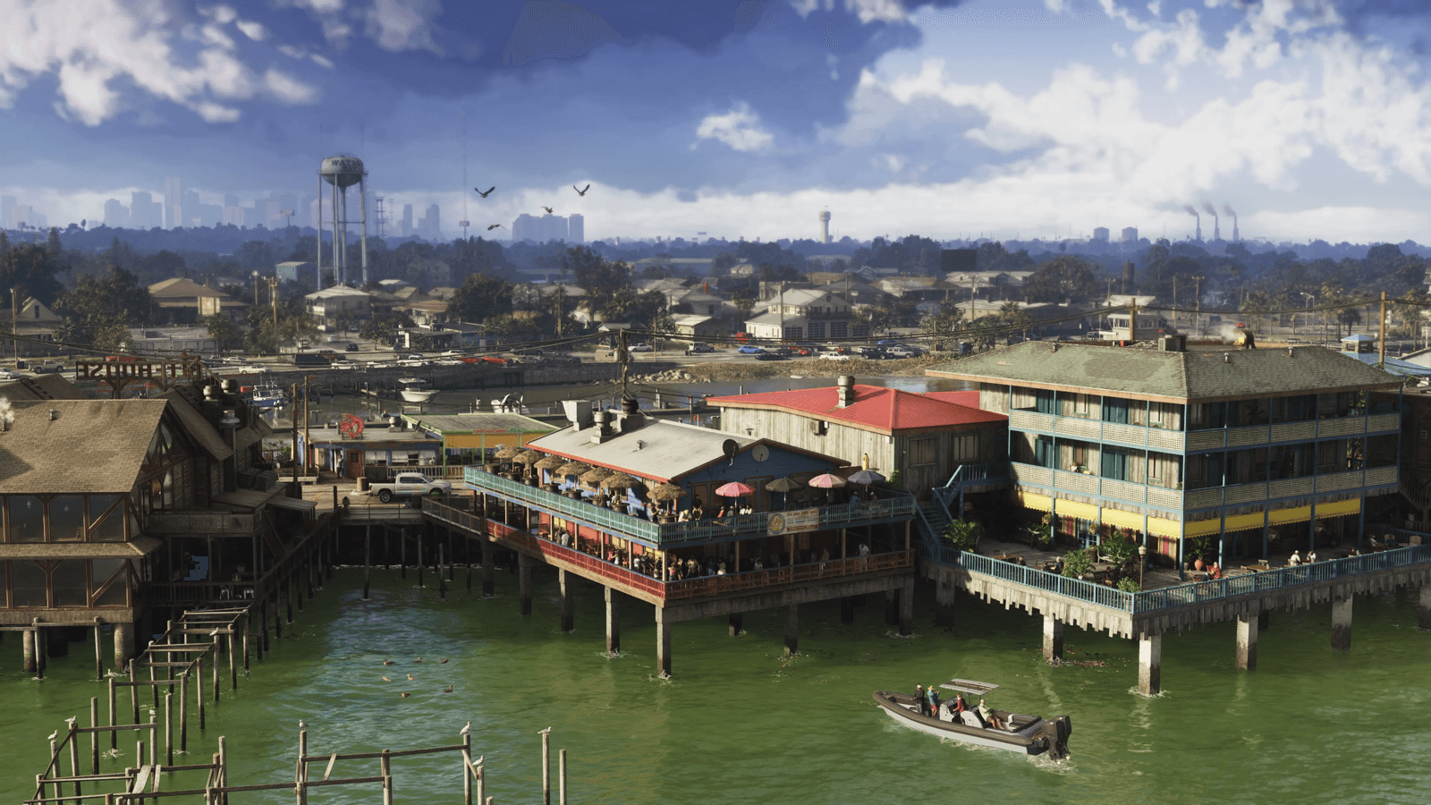 GTA 6 dual protagonists Jason Duval and Lucia Caminos shown together in Vice City