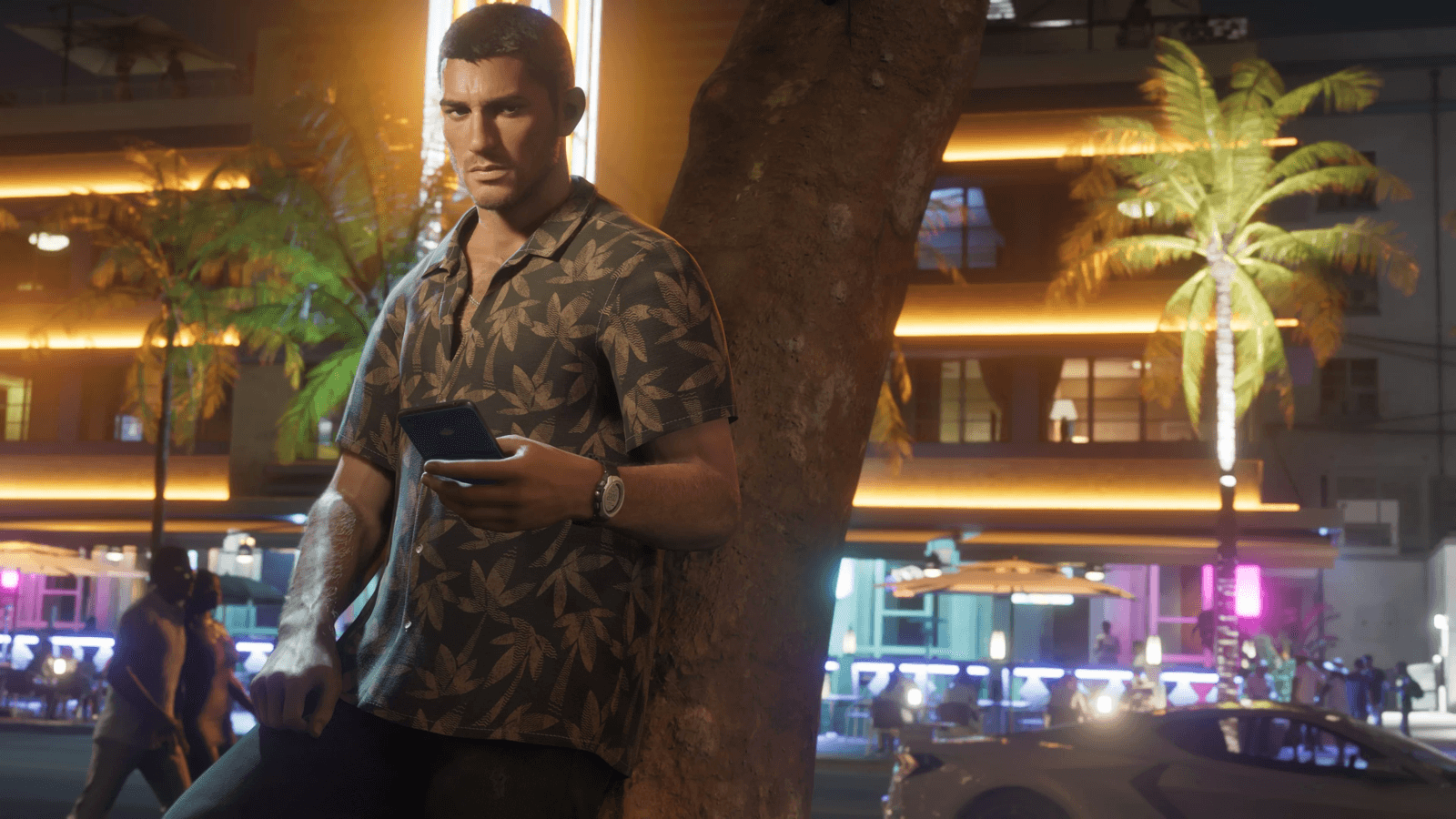 GTA 6 protagonists Jason and Lucia with question marks over their faces