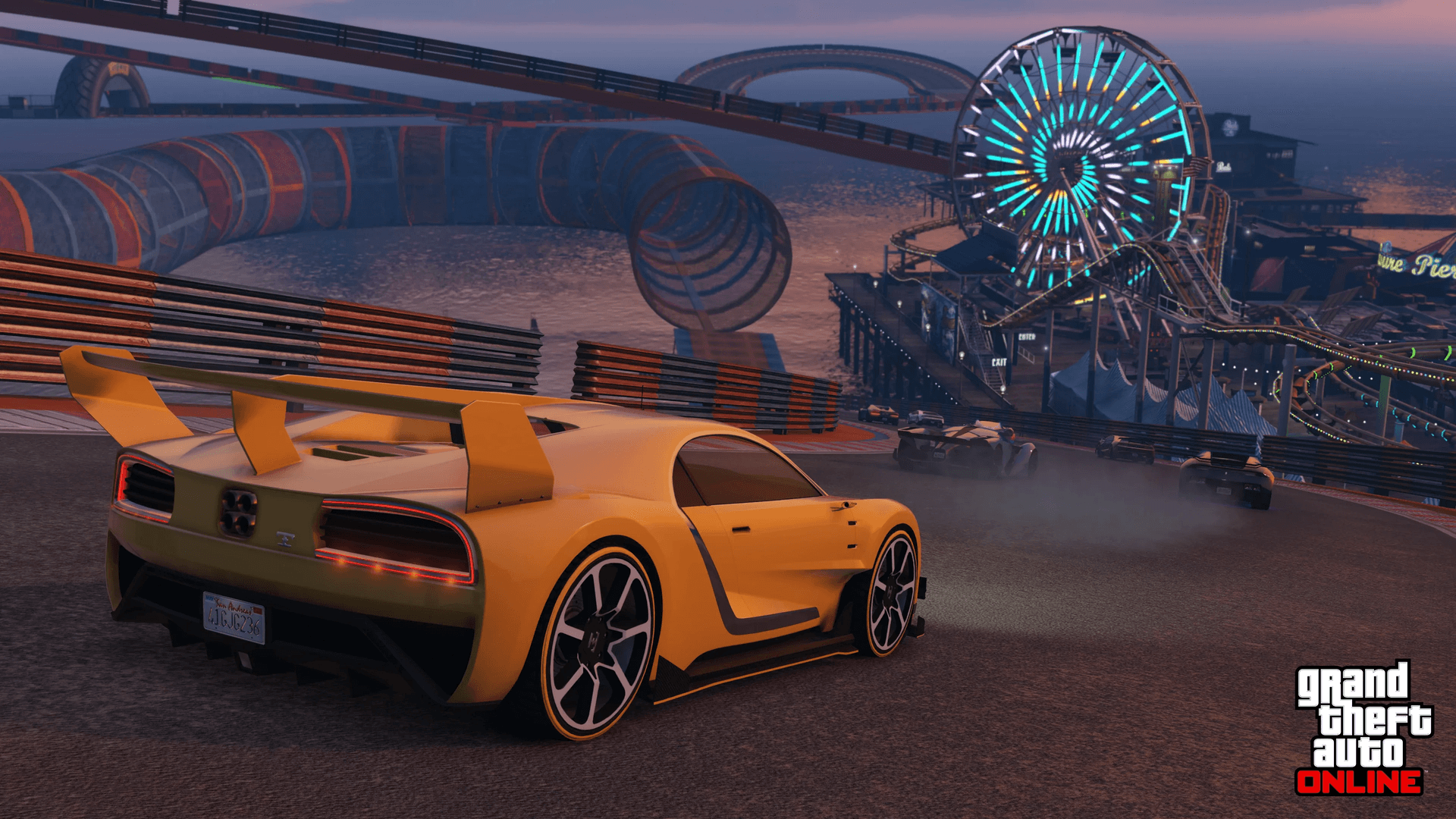 GTA Online Nightclub interior with the wall safe and warehouse management terminal used for passive income