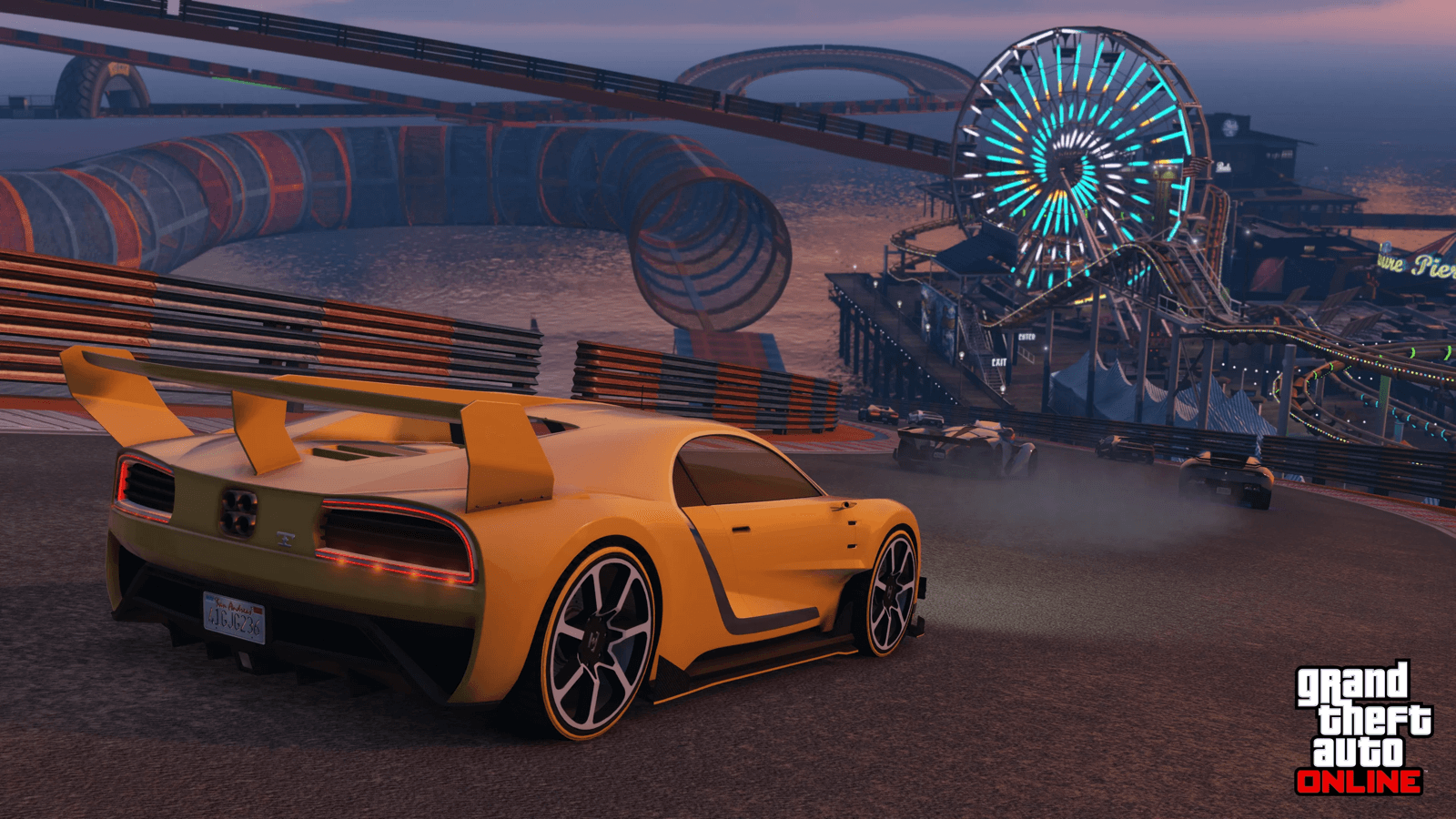 GTA Online Nightclub interior with the wall safe and warehouse management terminal used for passive income