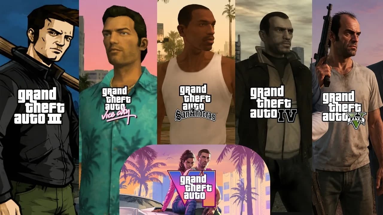 Grand Theft Auto series sales comparison through GTA 6 — GTA Intel graphic