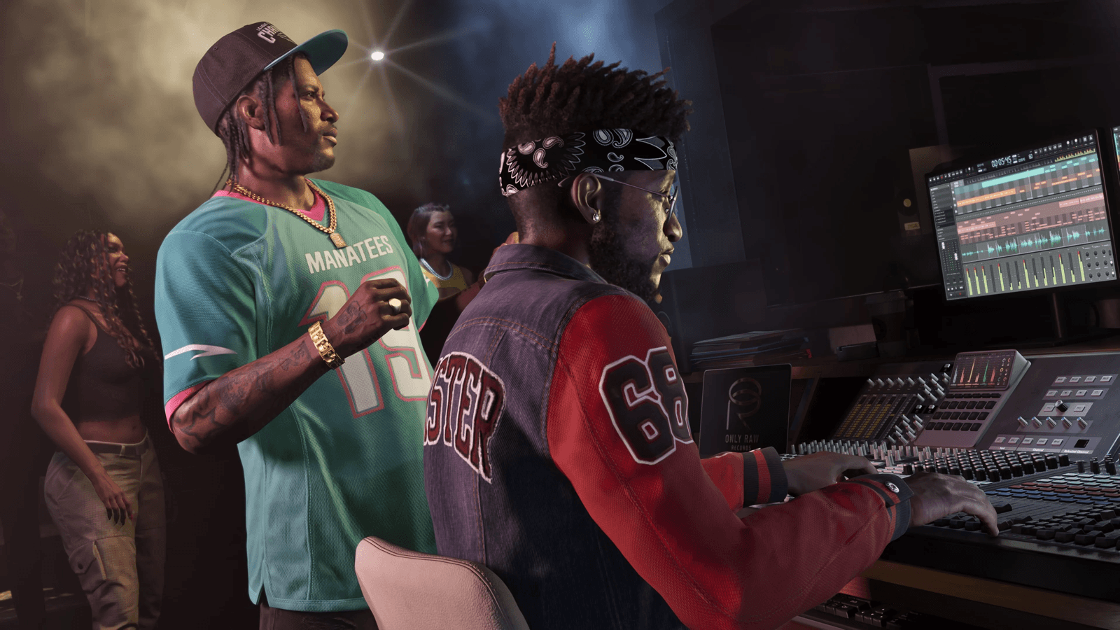 Grand Theft Auto 6 key art from Vice City, Leonida