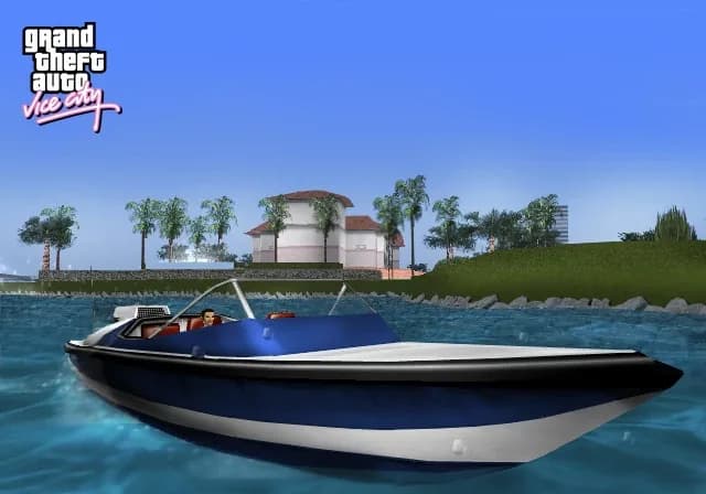 Vice City sunset drive