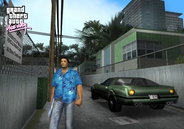 Vice City mission scene