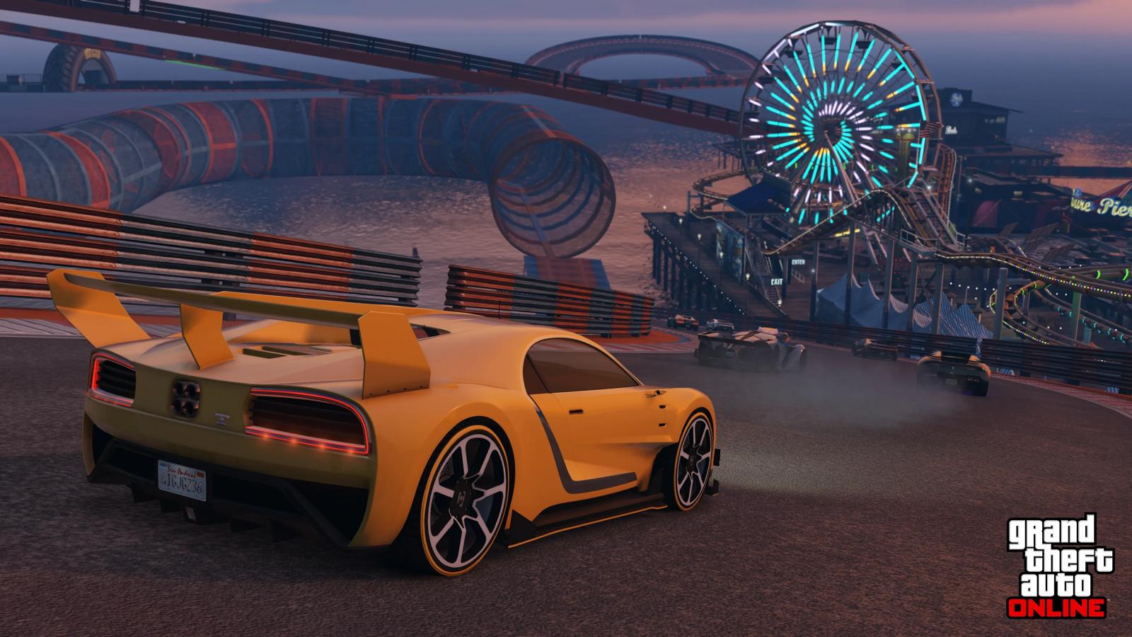 GTA Online Nightclub interior with the wall safe and warehouse management terminal used for passive income