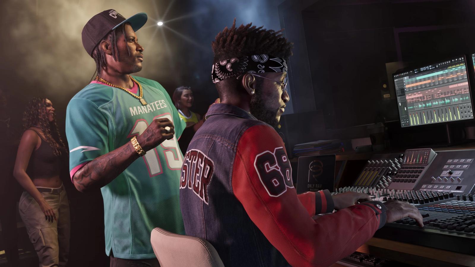 Grand Theft Auto 6 key art from Vice City, Leonida