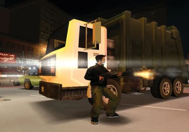 Liberty City night drive — GTA III