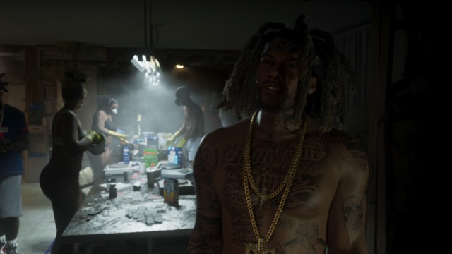 Grand Theft Auto VI gameplay from Rockstar Games' An Extended Look video, frame 41 of 389