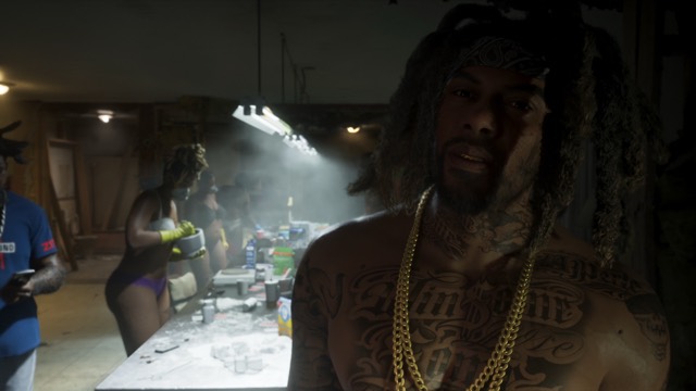 Grand Theft Auto VI gameplay from Rockstar Games' An Extended Look video, frame 44 of 389