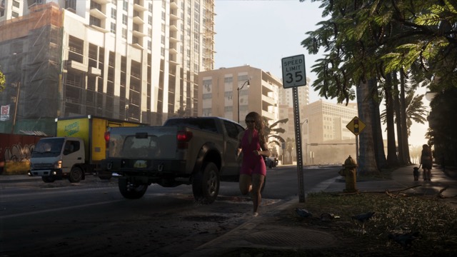 Grand Theft Auto VI gameplay from Rockstar Games' An Extended Look video, frame 91 of 389