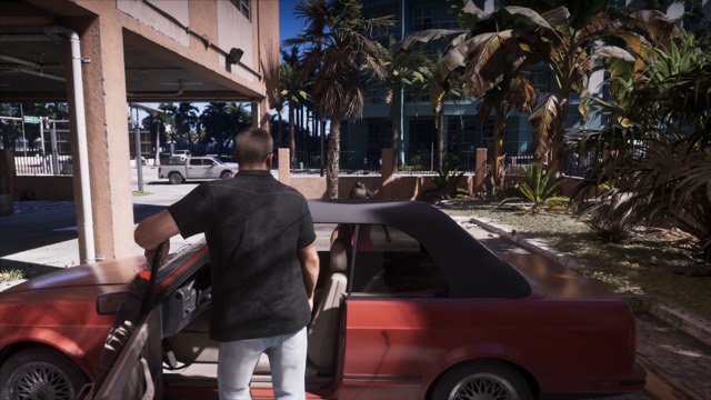 Grand Theft Auto VI gameplay from Rockstar Games' An Extended Look video, frame 120 of 389
