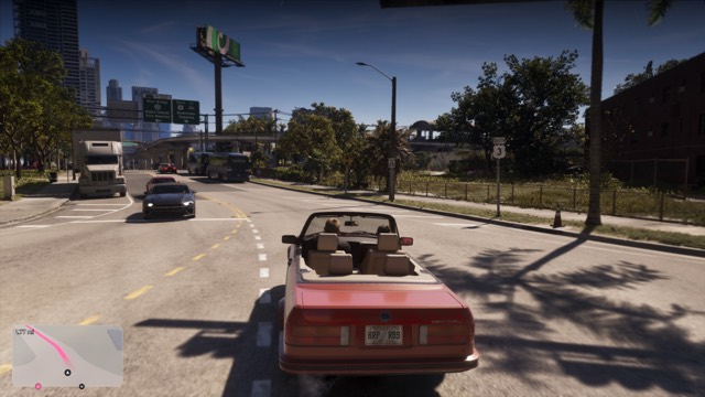 Grand Theft Auto VI gameplay from Rockstar Games' An Extended Look video, frame 125 of 389