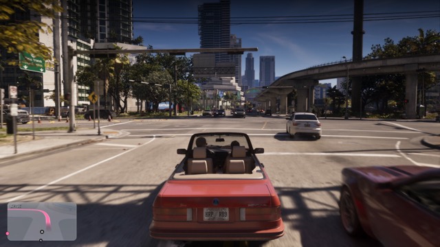 Grand Theft Auto VI gameplay from Rockstar Games' An Extended Look video, frame 126 of 389