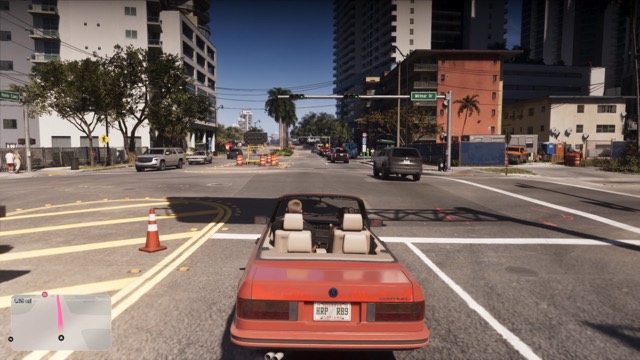 Grand Theft Auto VI gameplay from Rockstar Games' An Extended Look video, frame 127 of 389