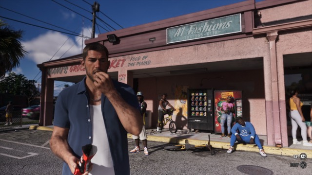 Grand Theft Auto VI gameplay from Rockstar Games' An Extended Look video, frame 132 of 389