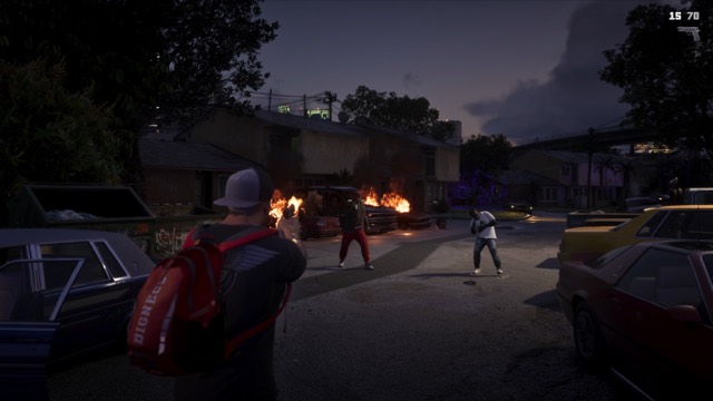 Grand Theft Auto VI gameplay from Rockstar Games' An Extended Look video, frame 134 of 389