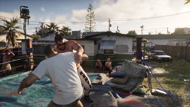 Grand Theft Auto VI gameplay from Rockstar Games' An Extended Look video, frame 137 of 389
