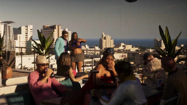 Grand Theft Auto VI gameplay from Rockstar Games' An Extended Look video, frame 139 of 389
