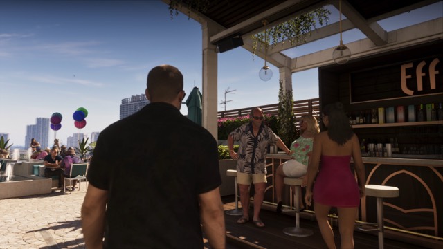Grand Theft Auto VI gameplay from Rockstar Games' An Extended Look video, frame 147 of 389