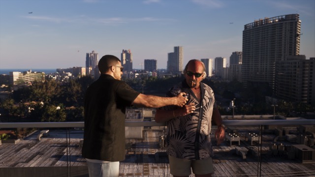 Grand Theft Auto VI gameplay from Rockstar Games' An Extended Look video, frame 164 of 389