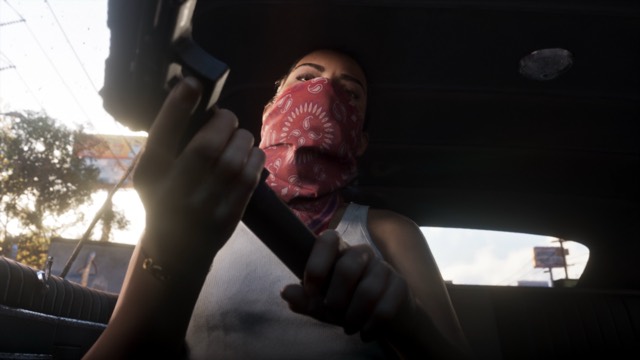 Grand Theft Auto VI gameplay from Rockstar Games' An Extended Look video, frame 178 of 389