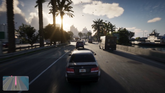 Grand Theft Auto VI gameplay from Rockstar Games' An Extended Look video, frame 186 of 389