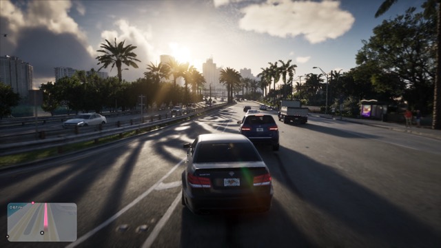 Grand Theft Auto VI gameplay from Rockstar Games' An Extended Look video, frame 187 of 389