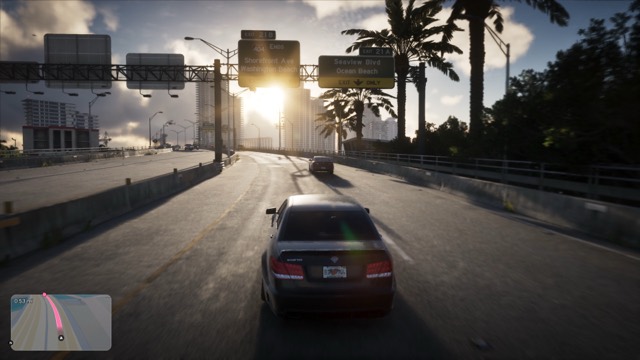 Grand Theft Auto VI gameplay from Rockstar Games' An Extended Look video, frame 189 of 389