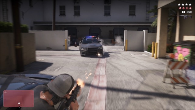 Grand Theft Auto VI gameplay from Rockstar Games' An Extended Look video, frame 210 of 389
