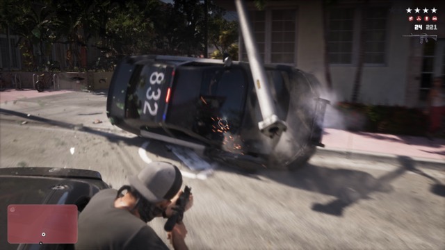 Grand Theft Auto VI gameplay from Rockstar Games' An Extended Look video, frame 211 of 389