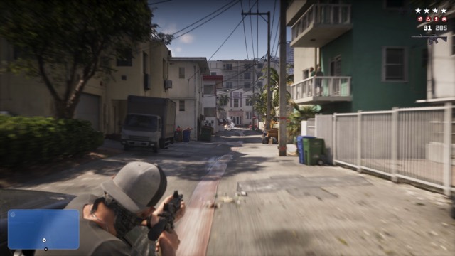Grand Theft Auto VI gameplay from Rockstar Games' An Extended Look video, frame 212 of 389