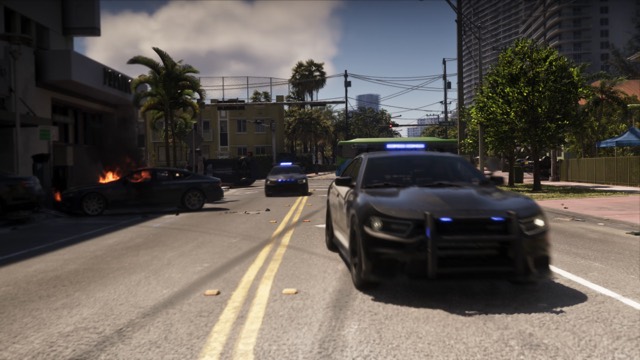 Grand Theft Auto VI gameplay from Rockstar Games' An Extended Look video, frame 216 of 389