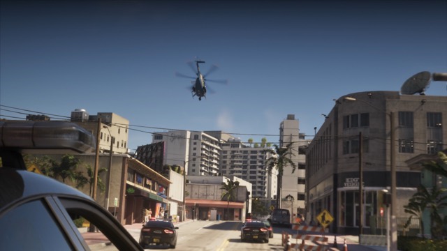 Grand Theft Auto VI gameplay from Rockstar Games' An Extended Look video, frame 232 of 389