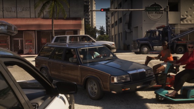 Grand Theft Auto VI gameplay from Rockstar Games' An Extended Look video, frame 233 of 389