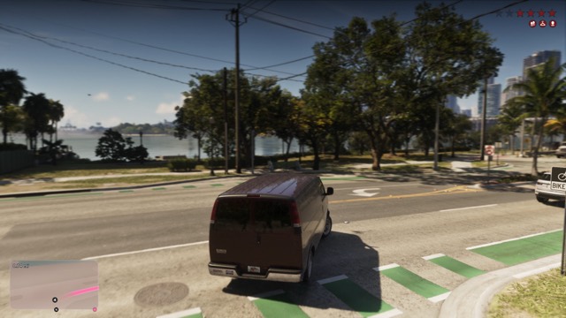 Grand Theft Auto VI gameplay from Rockstar Games' An Extended Look video, frame 242 of 389