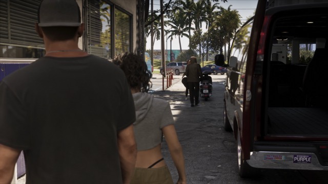 Grand Theft Auto VI gameplay from Rockstar Games' An Extended Look video, frame 249 of 389