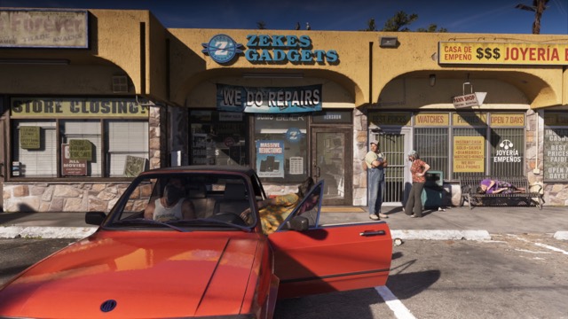 Grand Theft Auto VI gameplay from Rockstar Games' An Extended Look video, frame 264 of 389