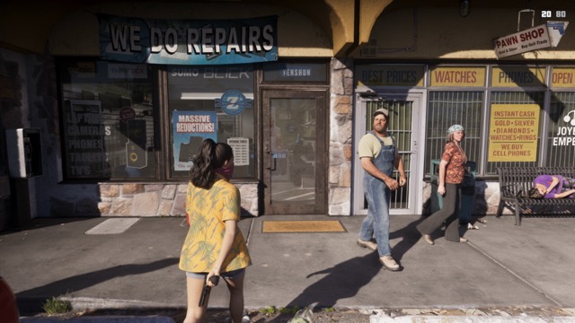 Grand Theft Auto VI gameplay from Rockstar Games' An Extended Look video, frame 265 of 389