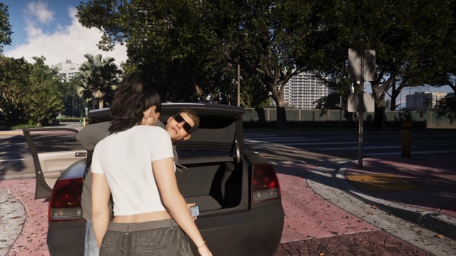 Grand Theft Auto VI gameplay from Rockstar Games' An Extended Look video, frame 269 of 389