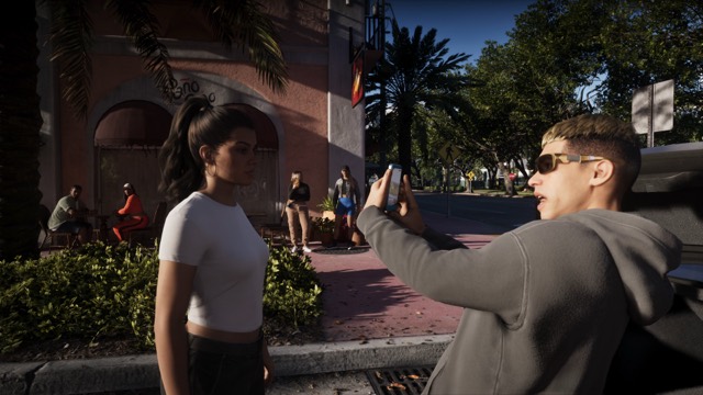 Grand Theft Auto VI gameplay from Rockstar Games' An Extended Look video, frame 271 of 389