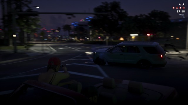 Grand Theft Auto VI gameplay from Rockstar Games' An Extended Look video, frame 277 of 389