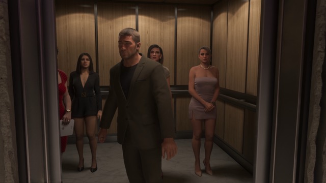 Grand Theft Auto VI gameplay from Rockstar Games' An Extended Look video, frame 318 of 389