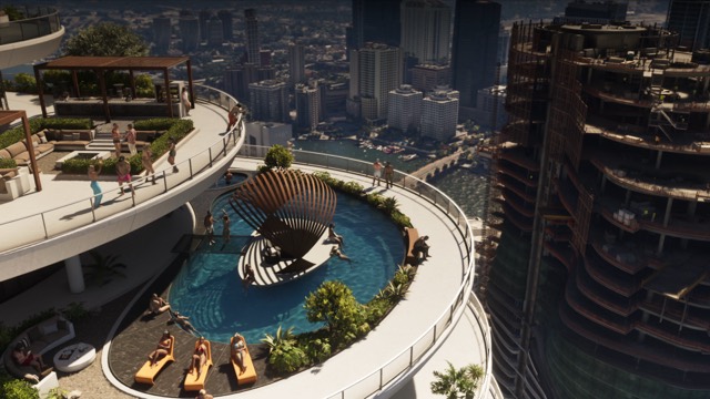 Grand Theft Auto VI gameplay from Rockstar Games' An Extended Look video, frame 383 of 389