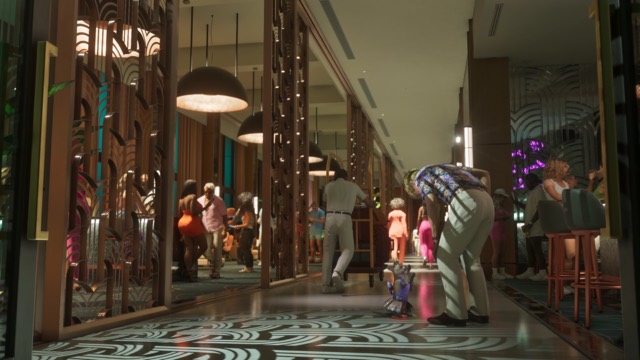 Grand Theft Auto VI gameplay from Rockstar Games' An Extended Look video, frame 385 of 389